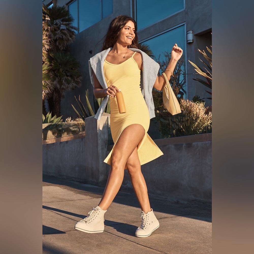NWT Fabletics Cloud Seamless Tank Midi Dress